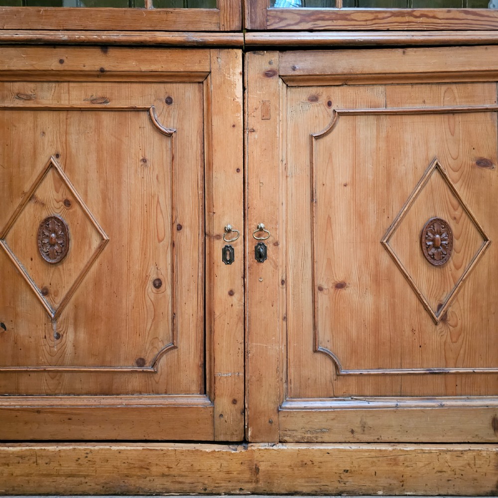 18th Century English Breakfront Bookcase View III
