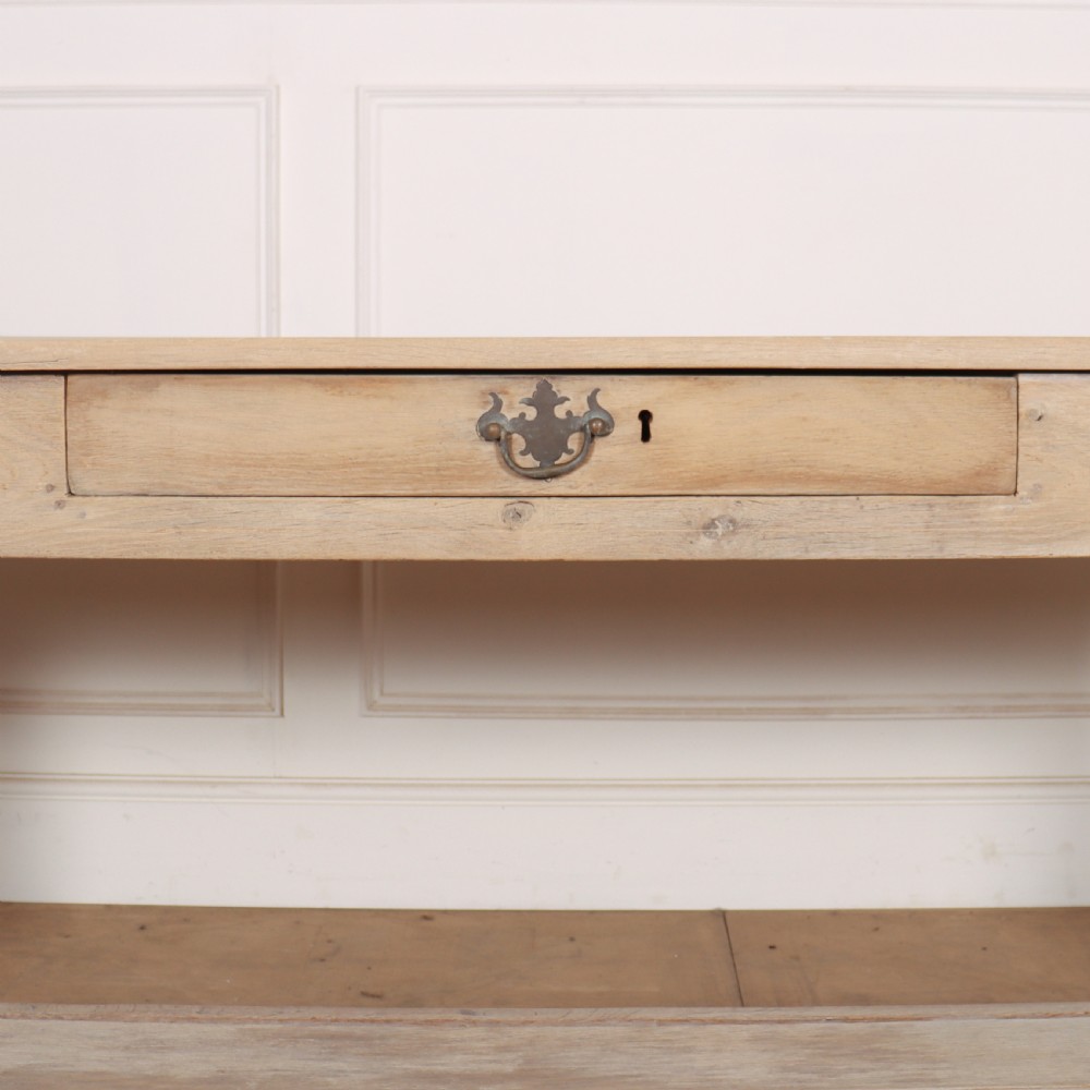French Bleached Oak Console Table View IV