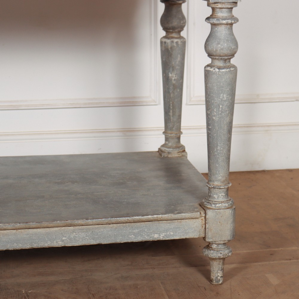 French Painted Drapers Table  View III