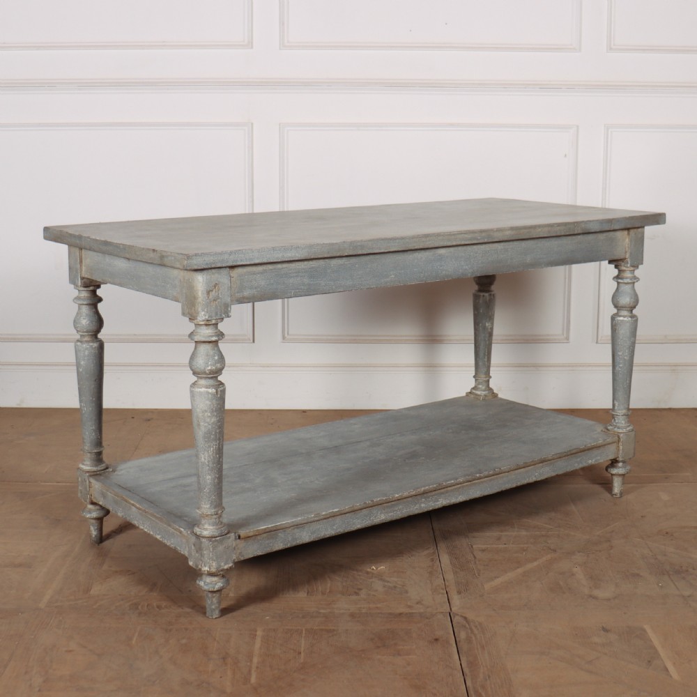 French Painted Drapers Table  View V