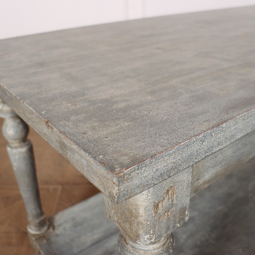French Painted Drapers Table  View VIII