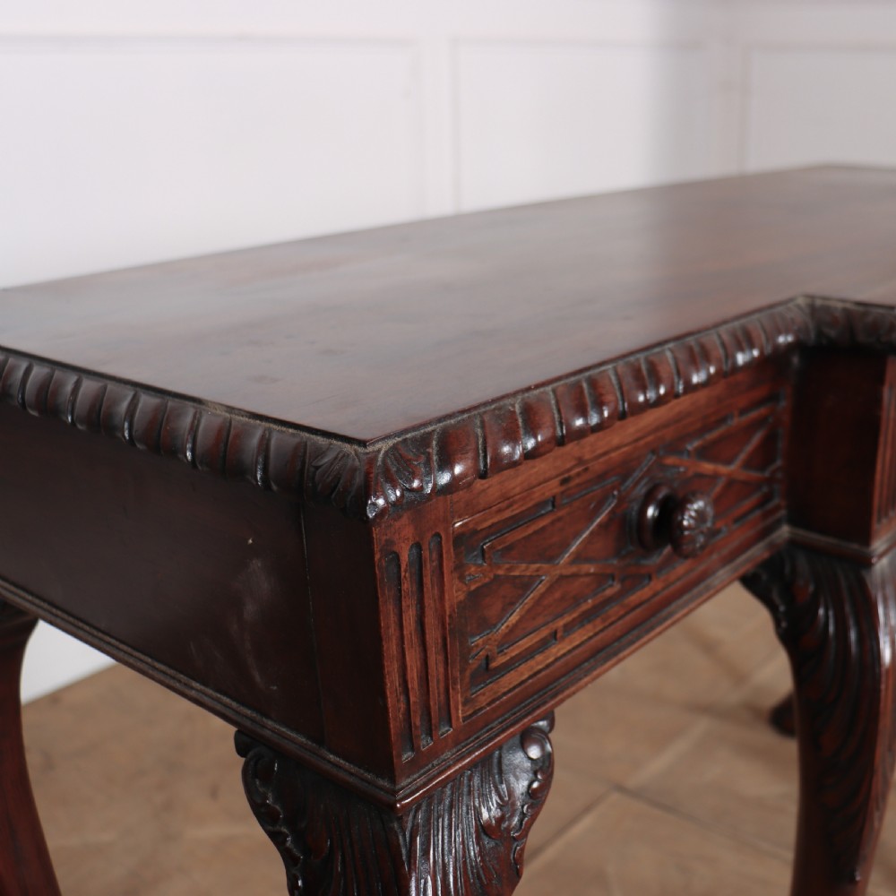 English Carved Breakfront Console View VII
