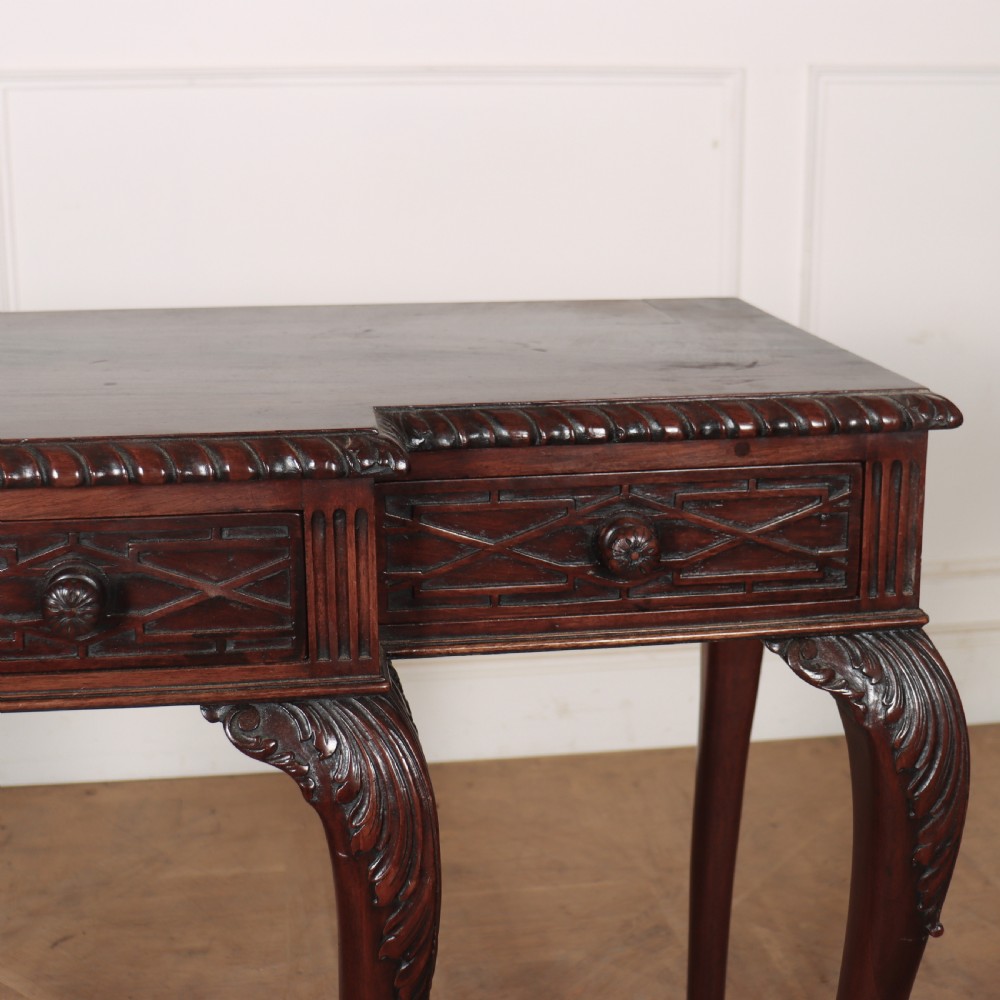 English Carved Breakfront Console View VIII