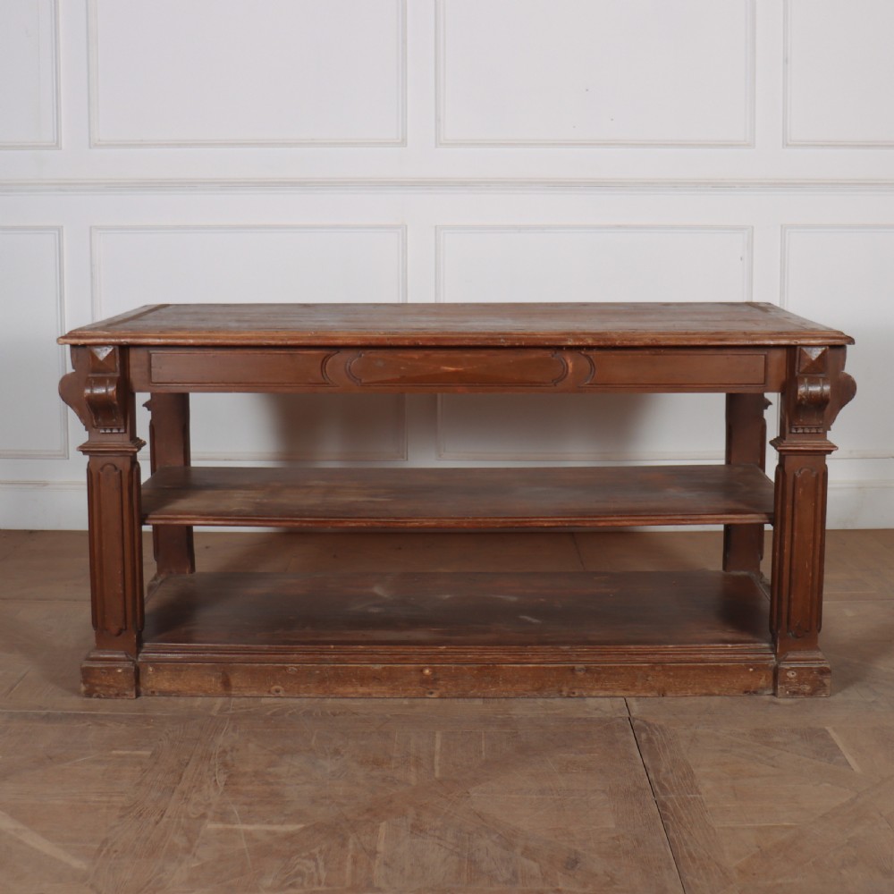 French Original Painted Drapers Table