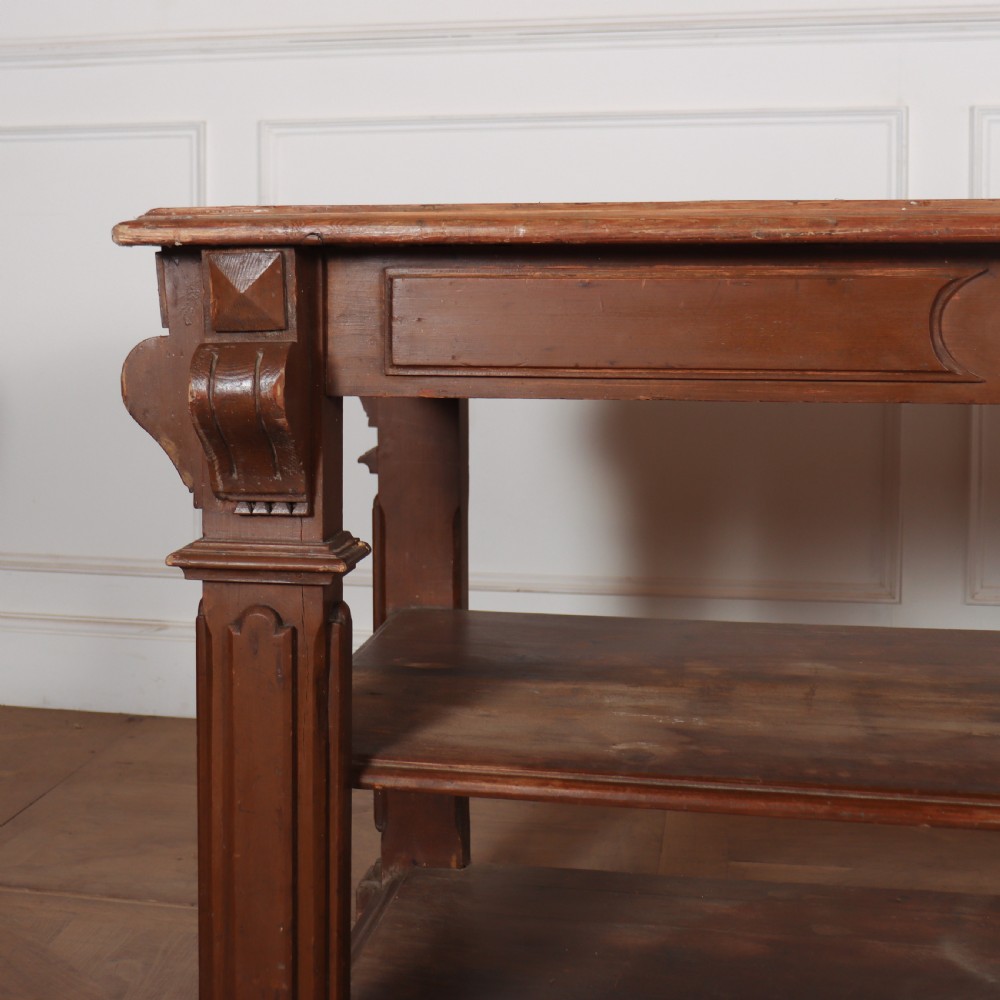French Original Painted Drapers Table View II