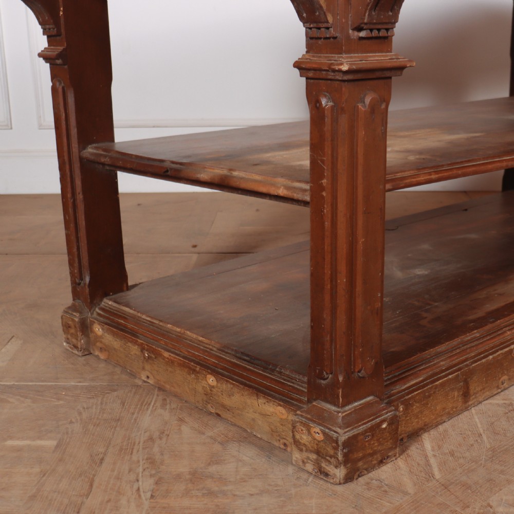 French Original Painted Drapers Table View VI