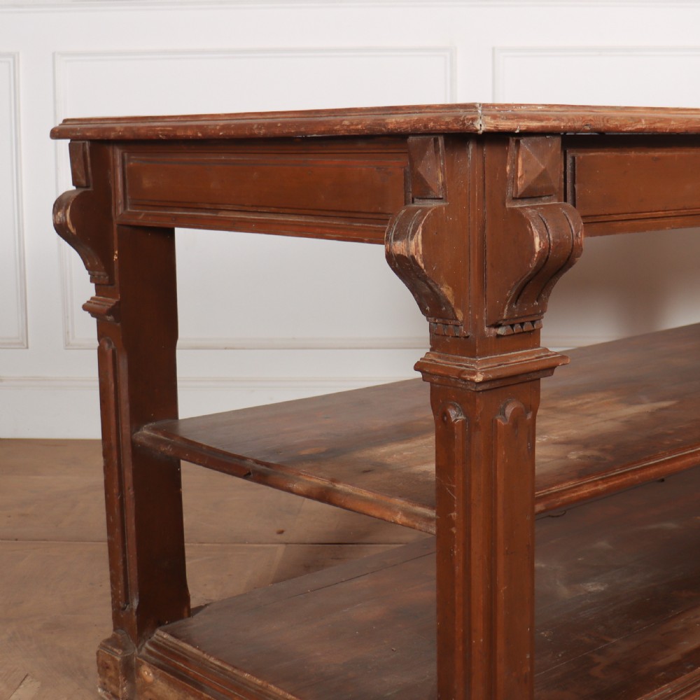 French Original Painted Drapers Table View VII