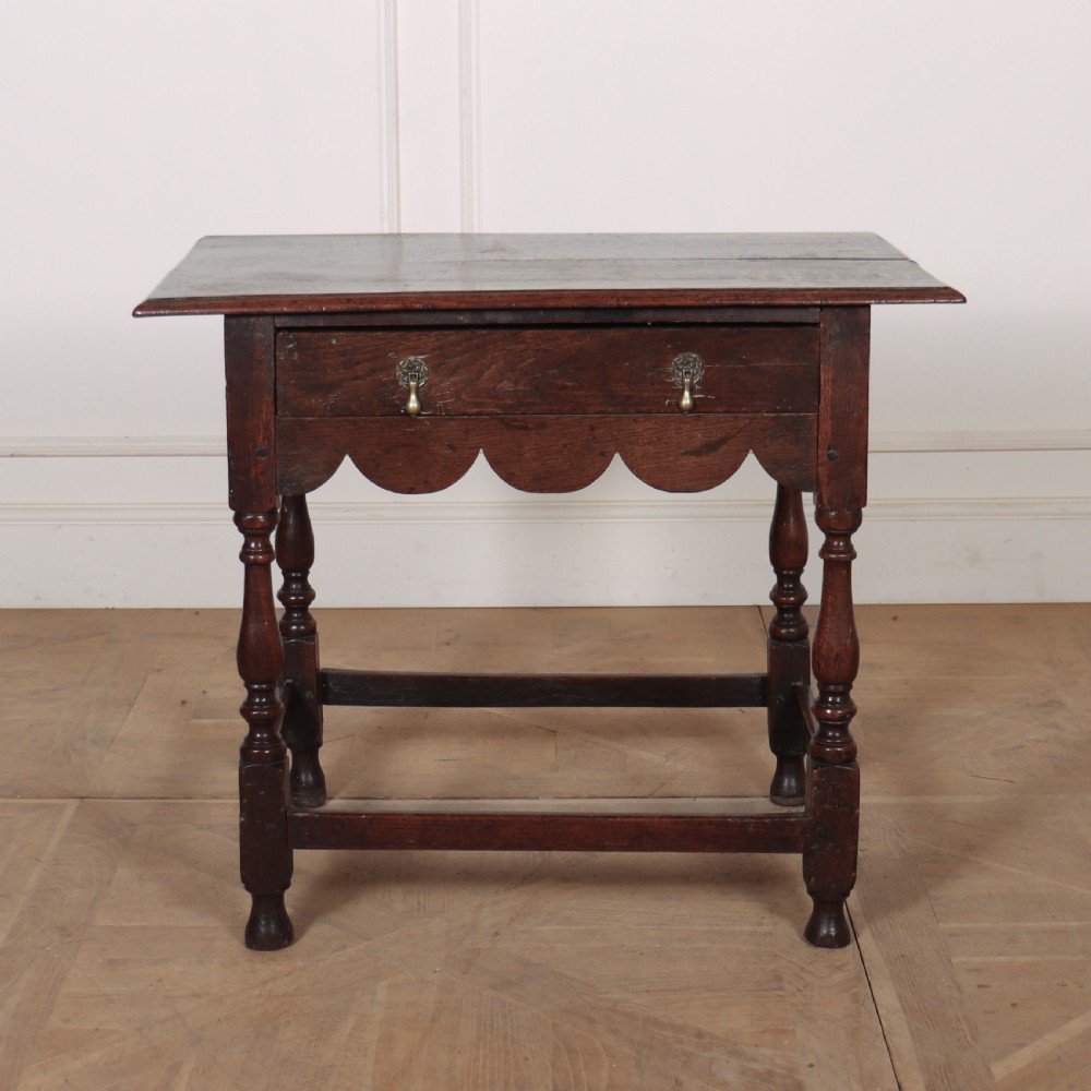 18th Century Oak Lamp Table