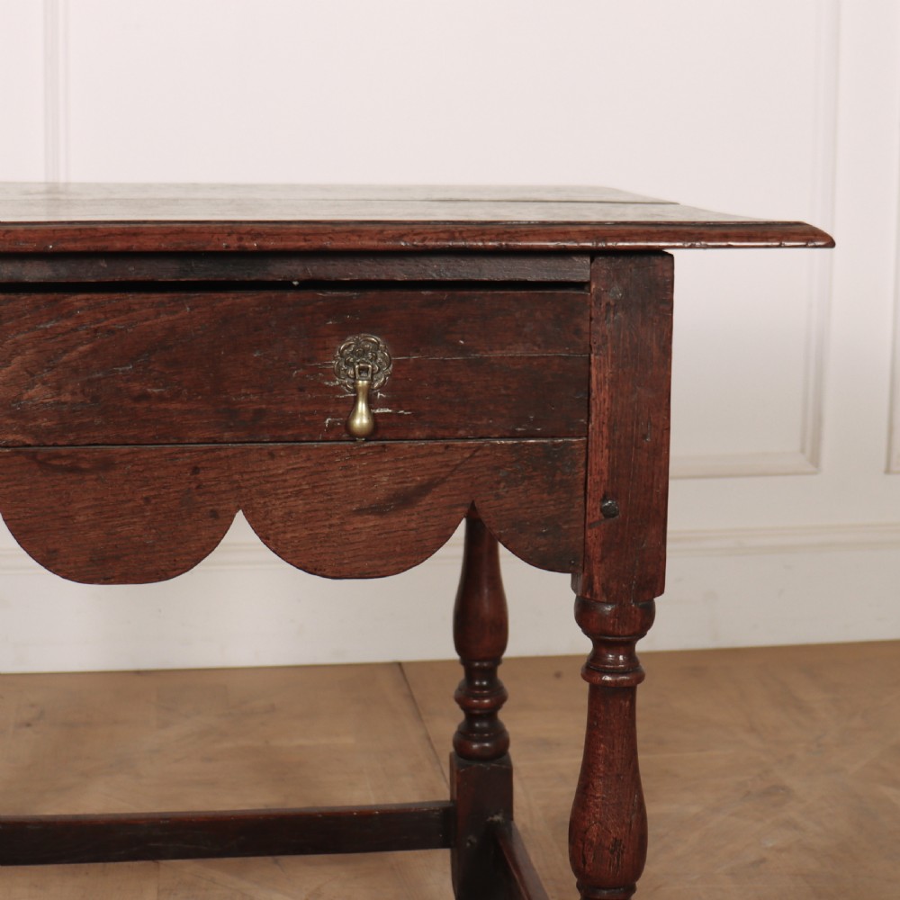18th Century Oak Lamp Table View III