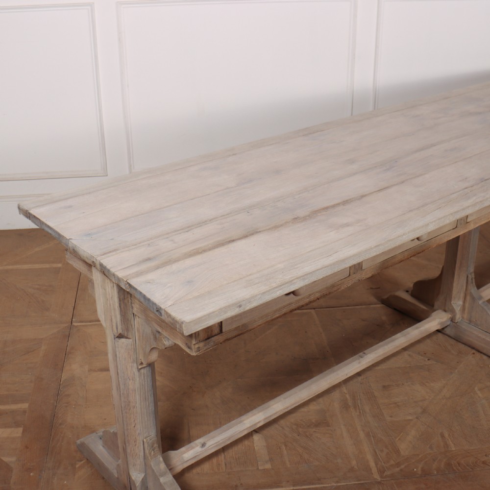 French Bleached Oak Console Table View III