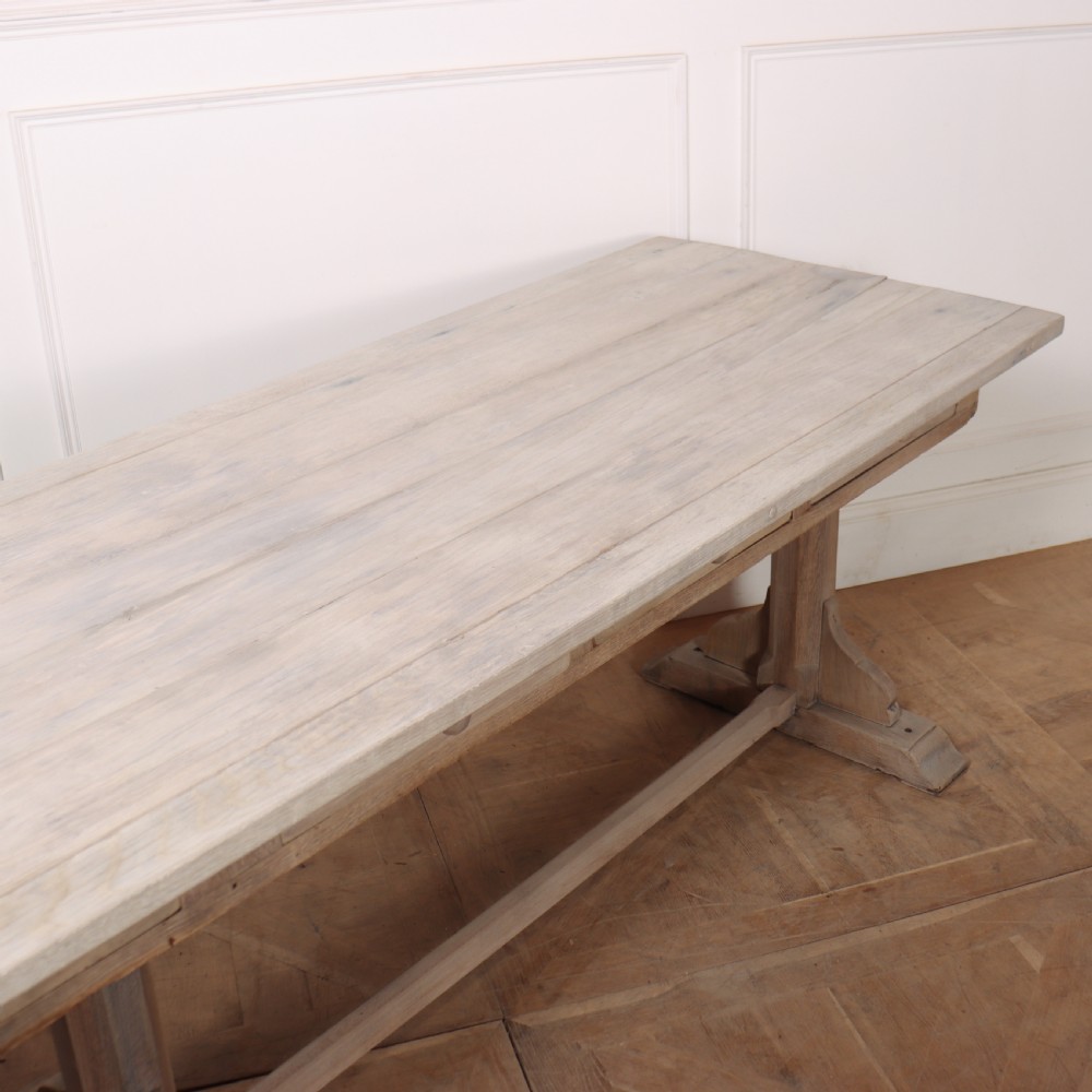 French Bleached Oak Console Table View V