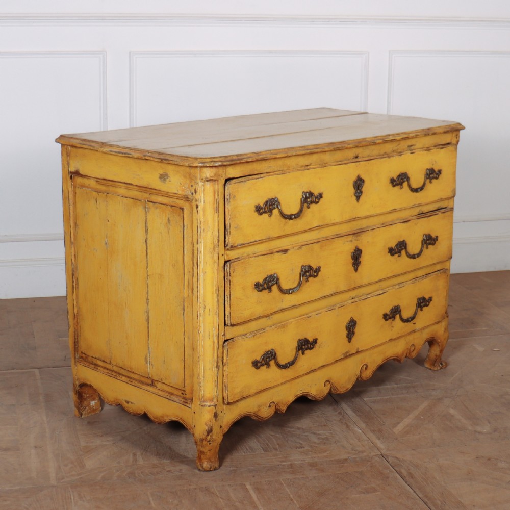 18th Century Original Painted Commode View II