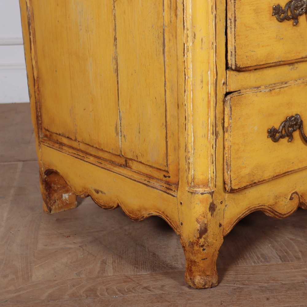 18th Century Original Painted Commode View III