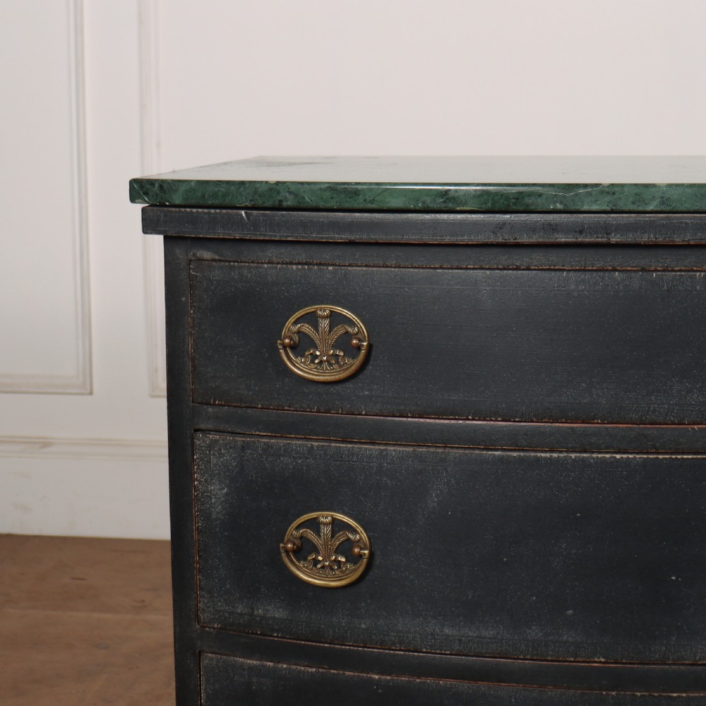 Pair of Painted Bedside Chest of Drawers View II