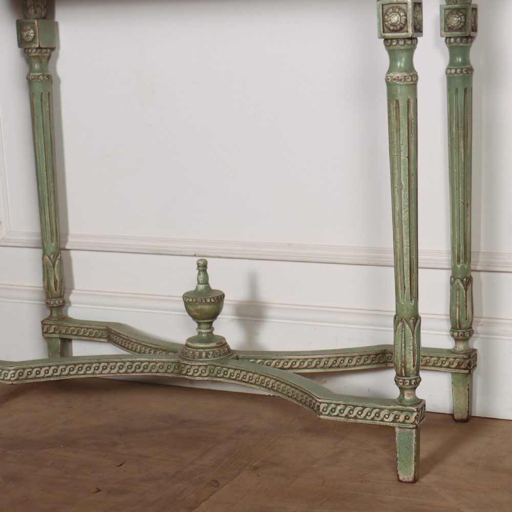 Pair of Italian Console Tables and Hanging Mirrors View III