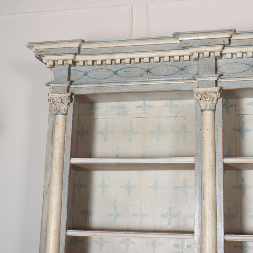 Italian Painted Library Bookcase View III