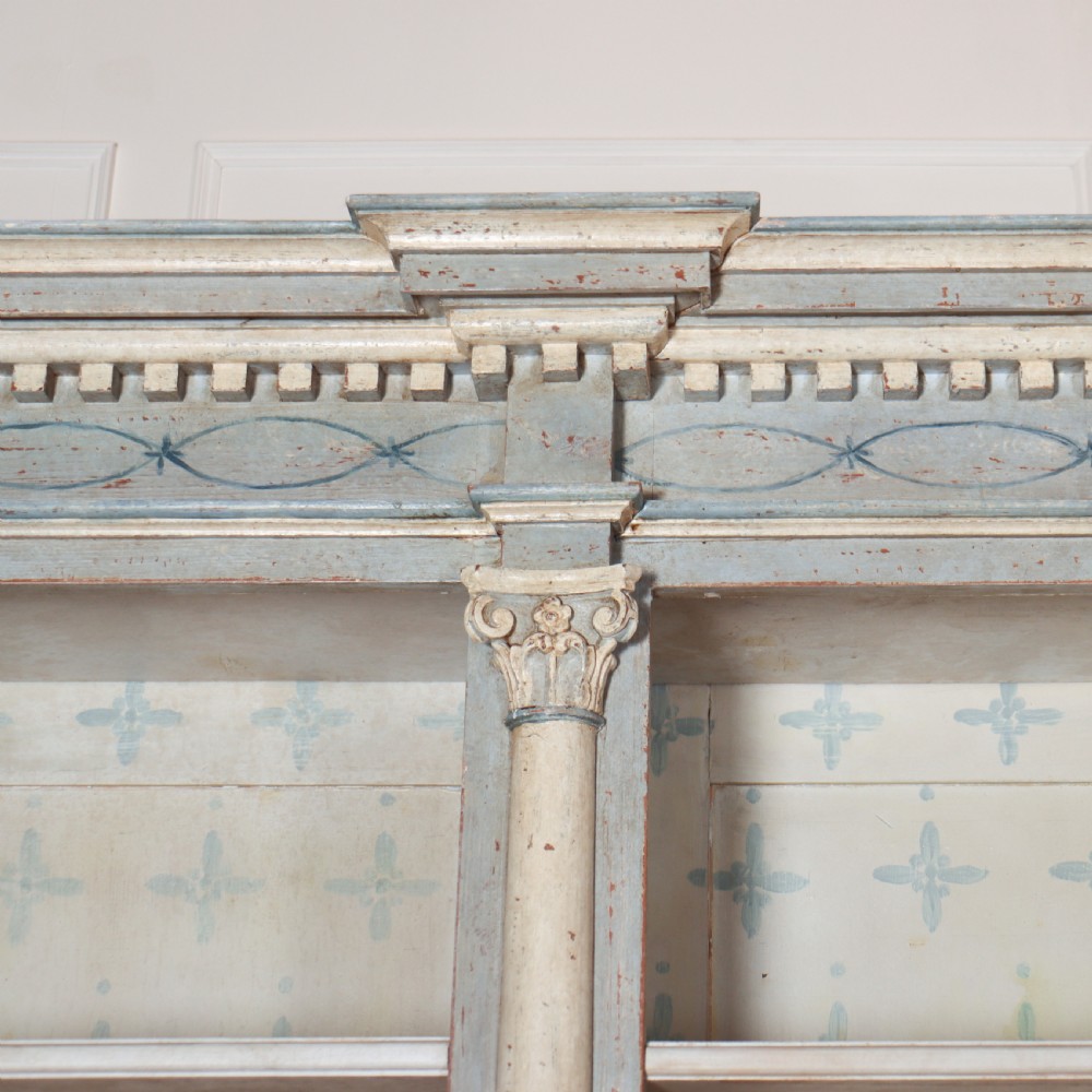 Italian Painted Library Bookcase View VII