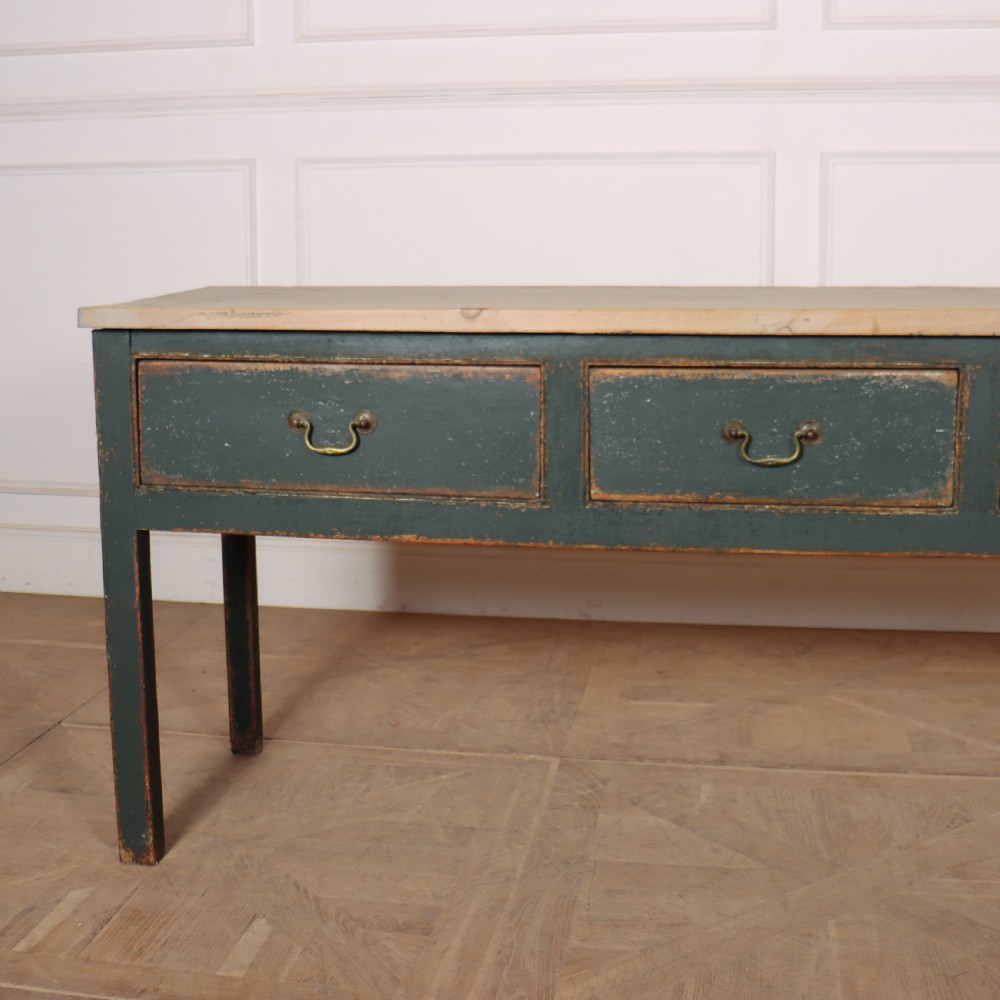 English Painted Dresser Base View II