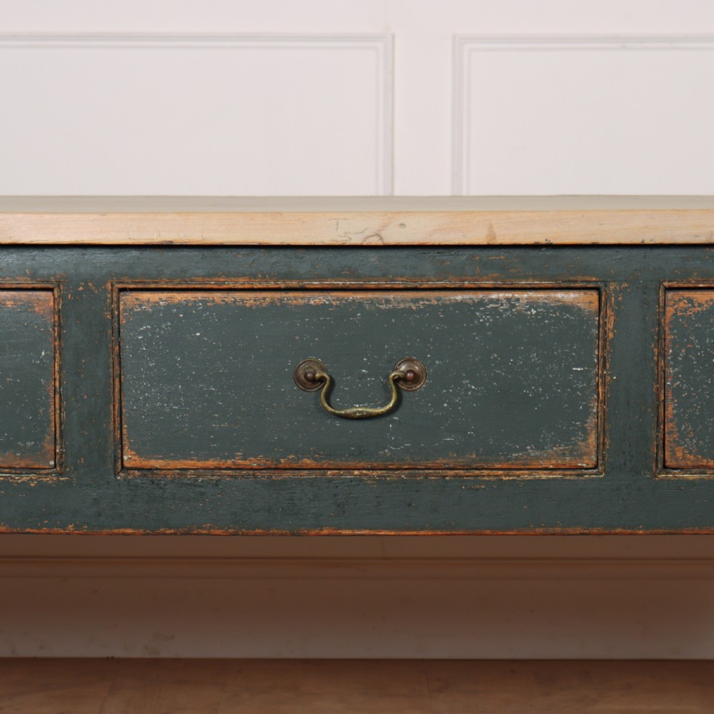 English Painted Dresser Base View III