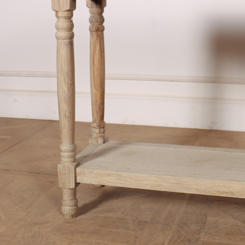 French Bleached Oak Drapers Table View III
