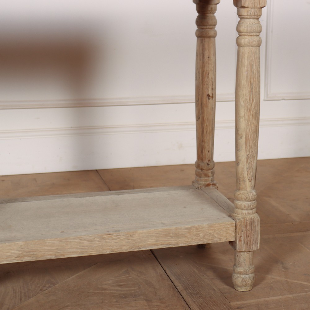 French Bleached Oak Drapers Table View VI
