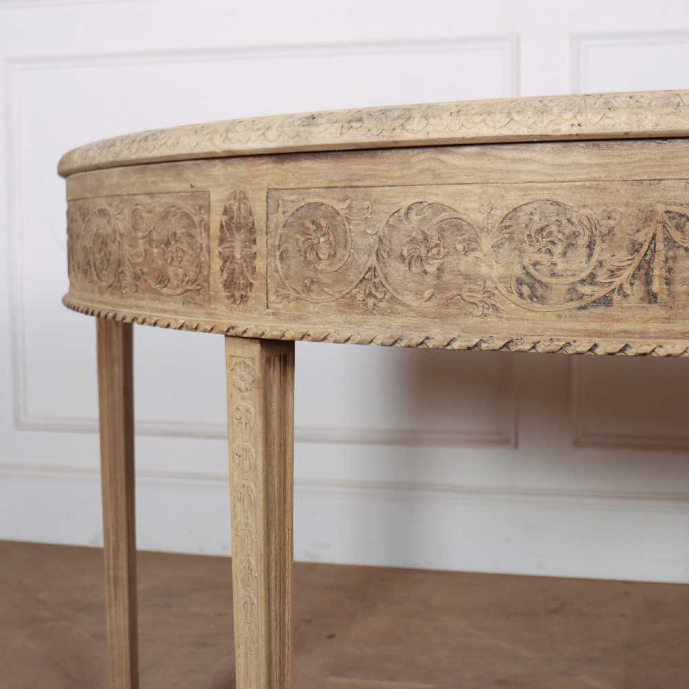 Pair of Bleached Walnut Console Tables View III