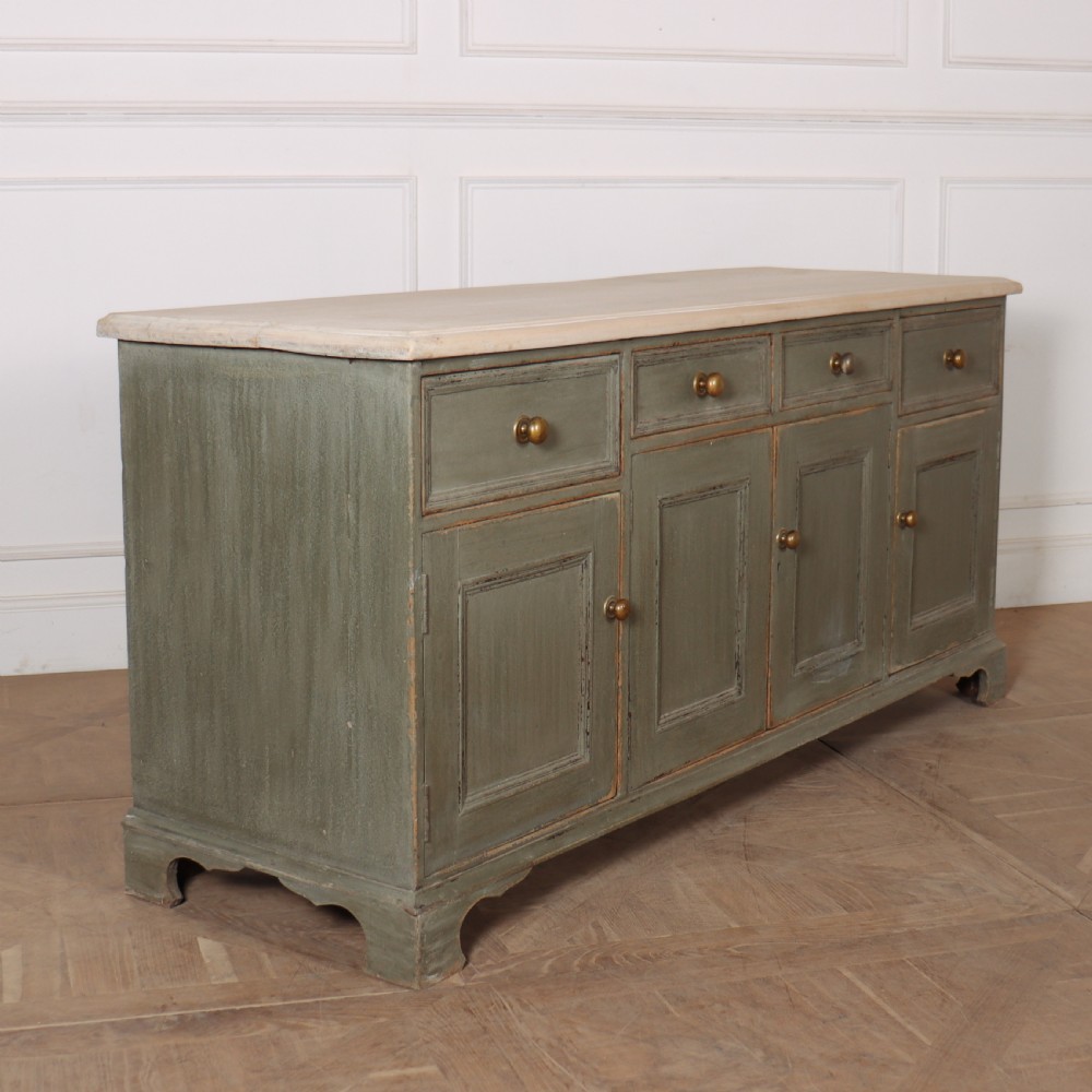 English Painted Dresser Base View VII