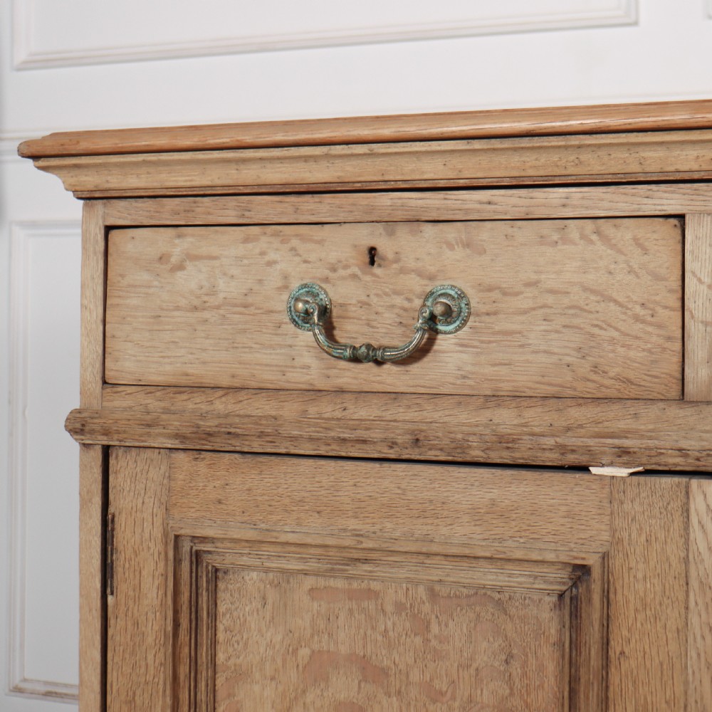 English Oak Breakfront Dresser Base View V