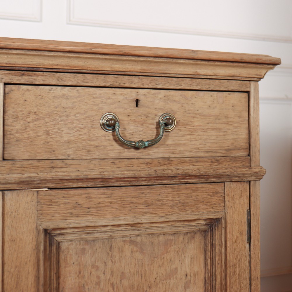 English Oak Breakfront Dresser Base View VI