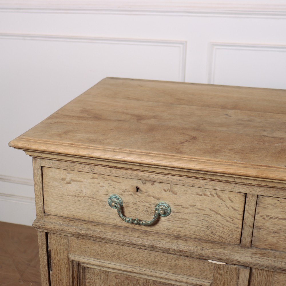 English Oak Breakfront Dresser Base View VII