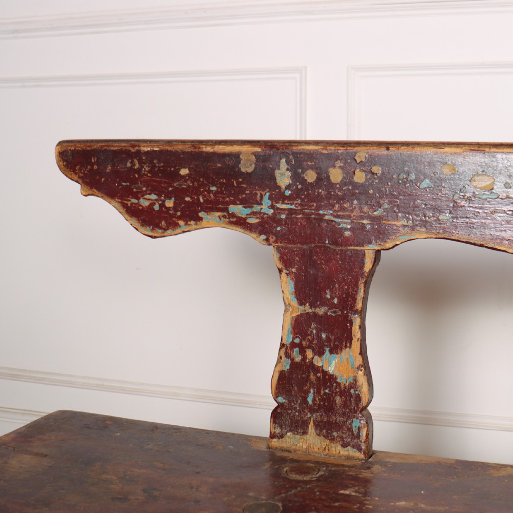 Austrian Original Painted Bench View III