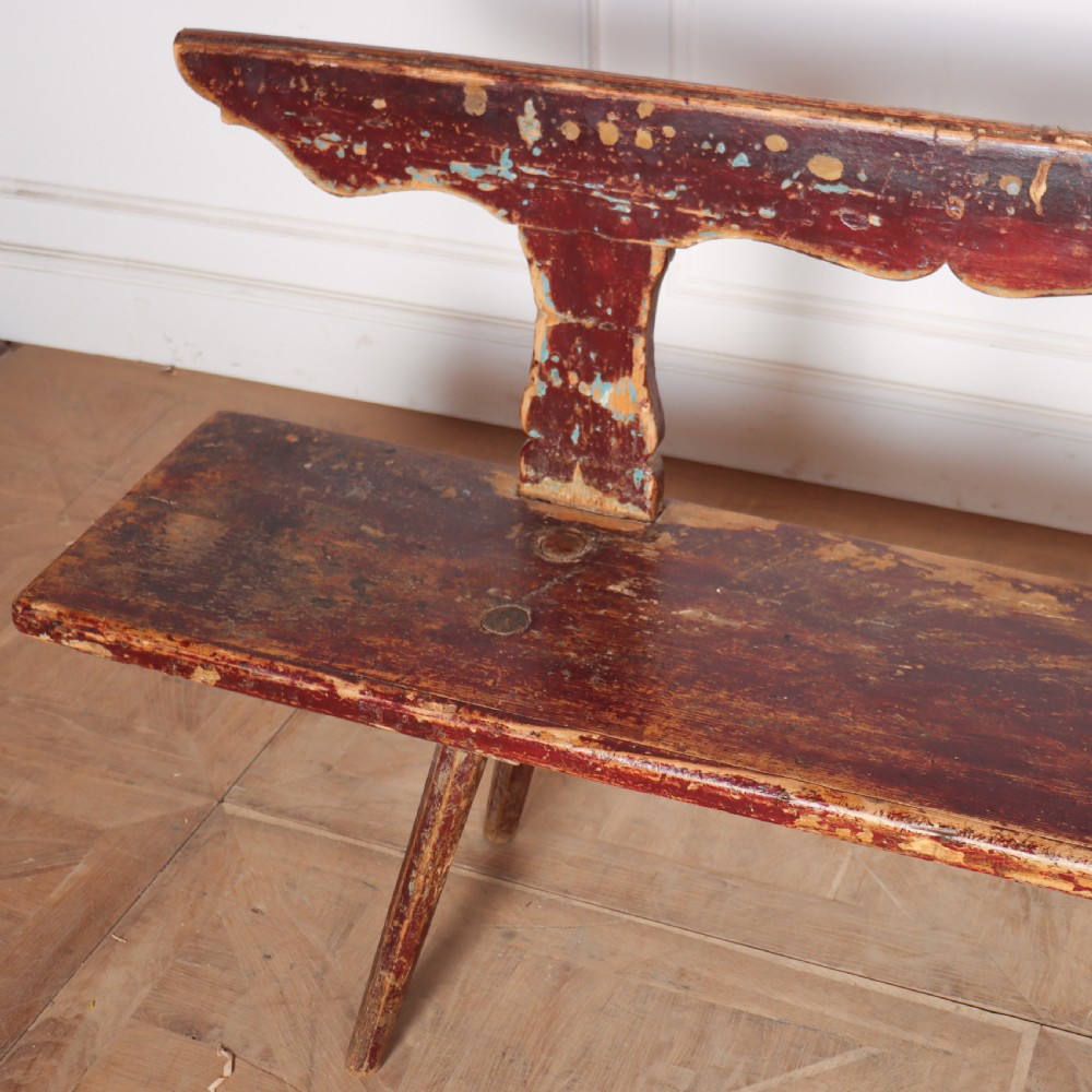 Austrian Original Painted Bench View VI