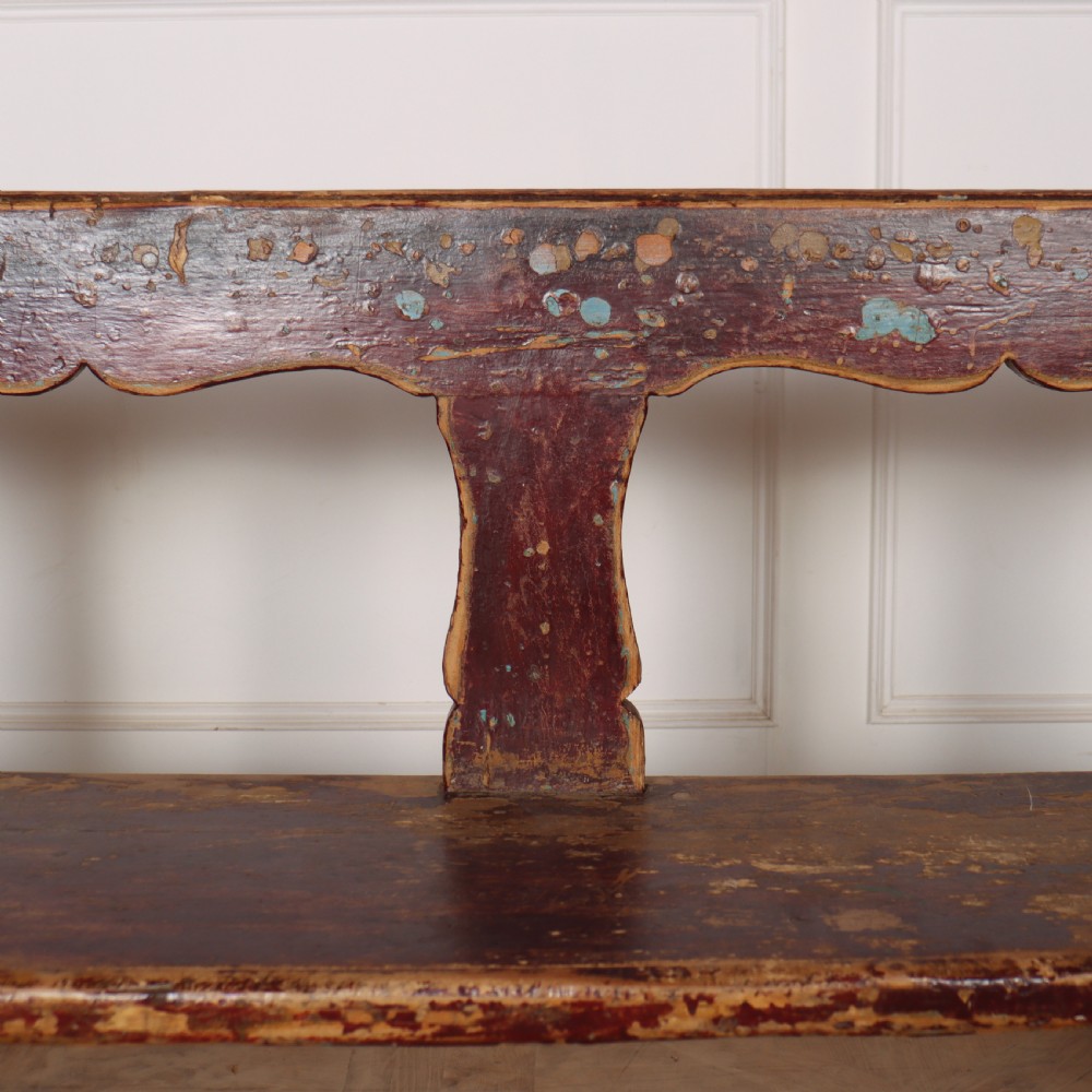 Austrian Original Painted Bench View VIII