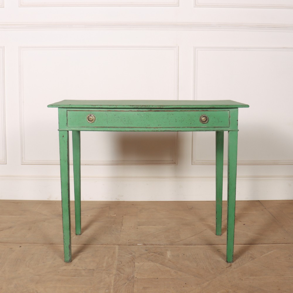 English Painted Lamp Table