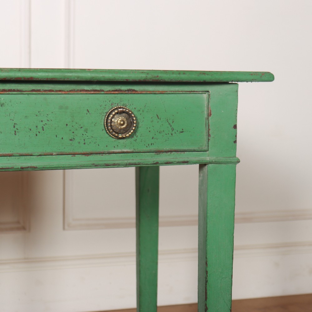English Painted Lamp Table View IV
