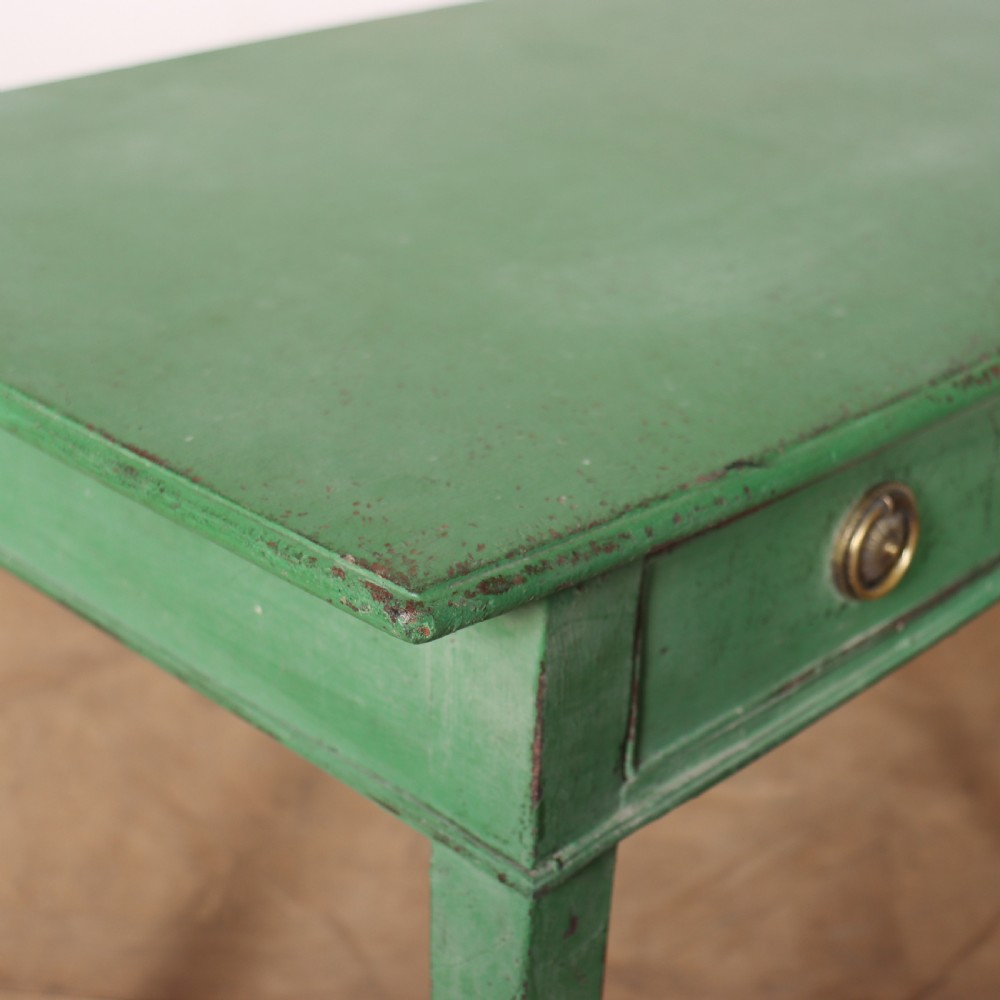 English Painted Lamp Table View V