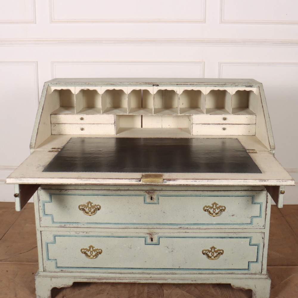 English Painted Bureau View IX