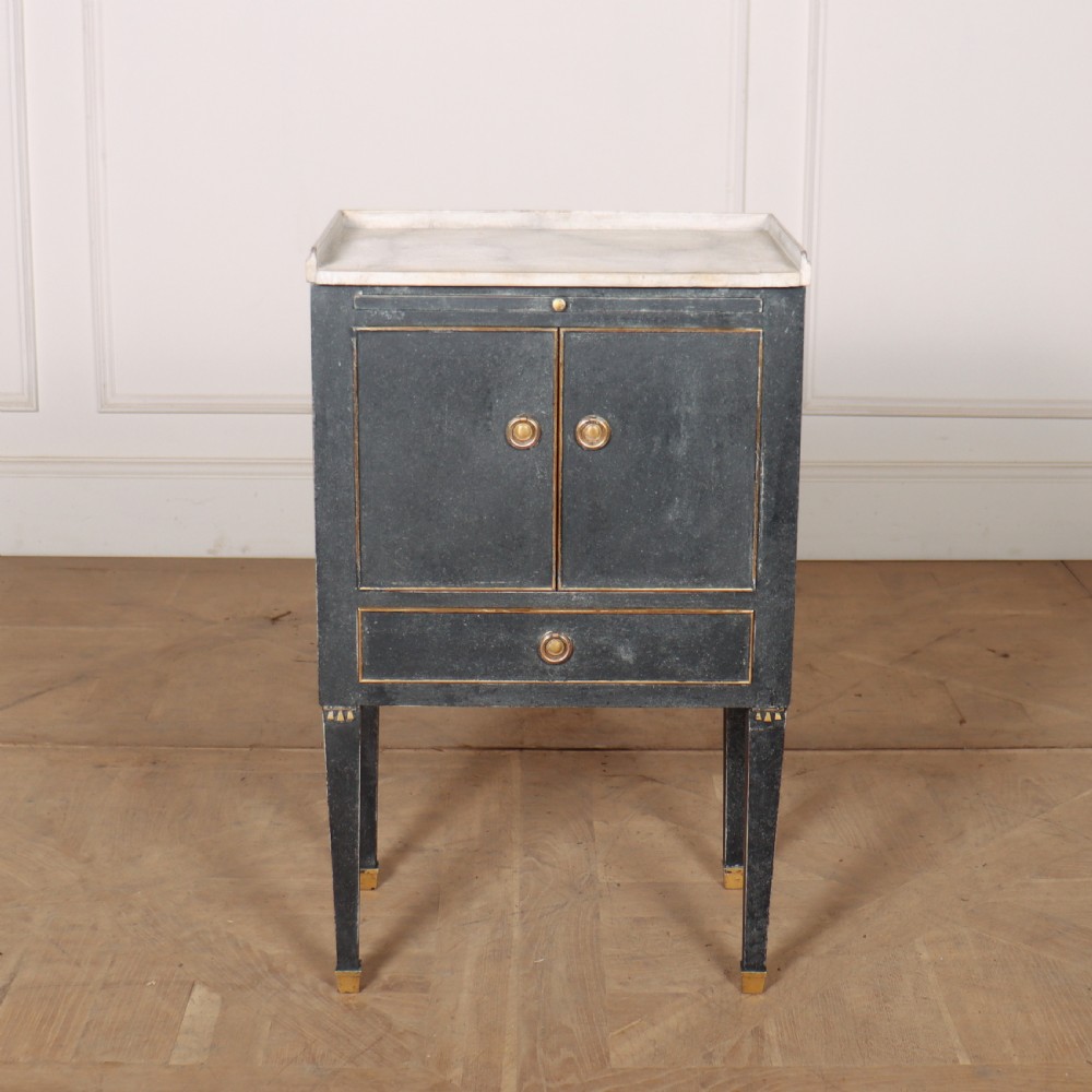 Swedish Painted Bedside Cupboard