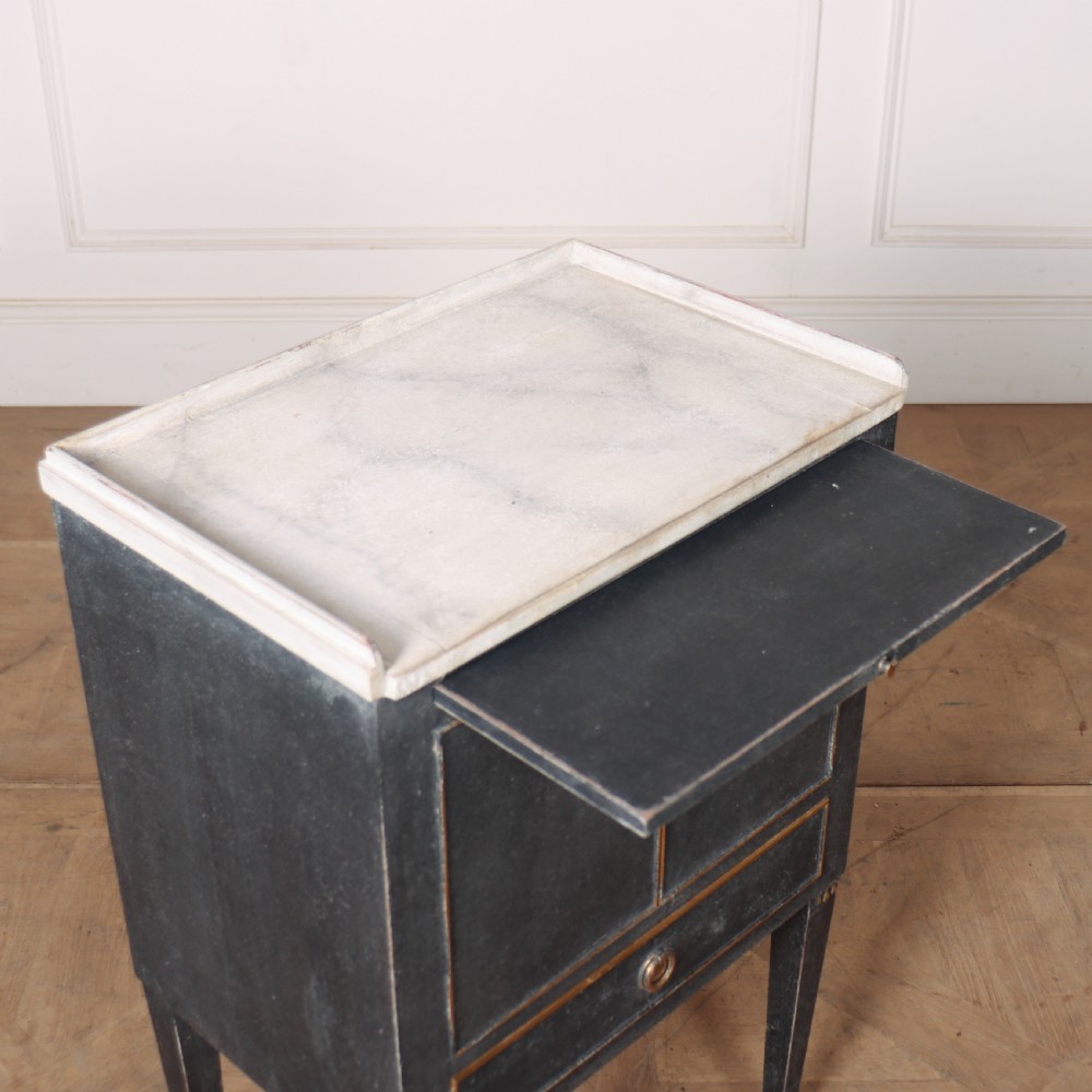 Swedish Painted Bedside Cupboard View V