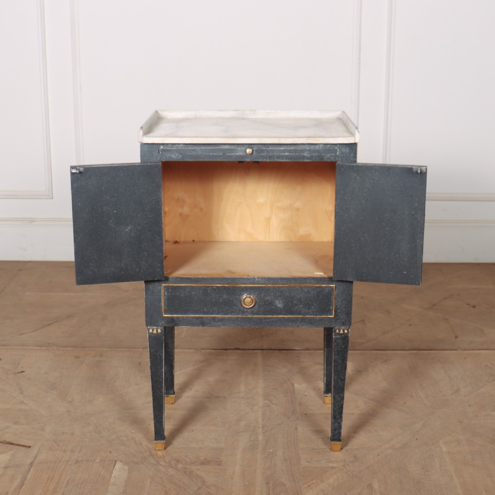 Swedish Painted Bedside Cupboard View VII