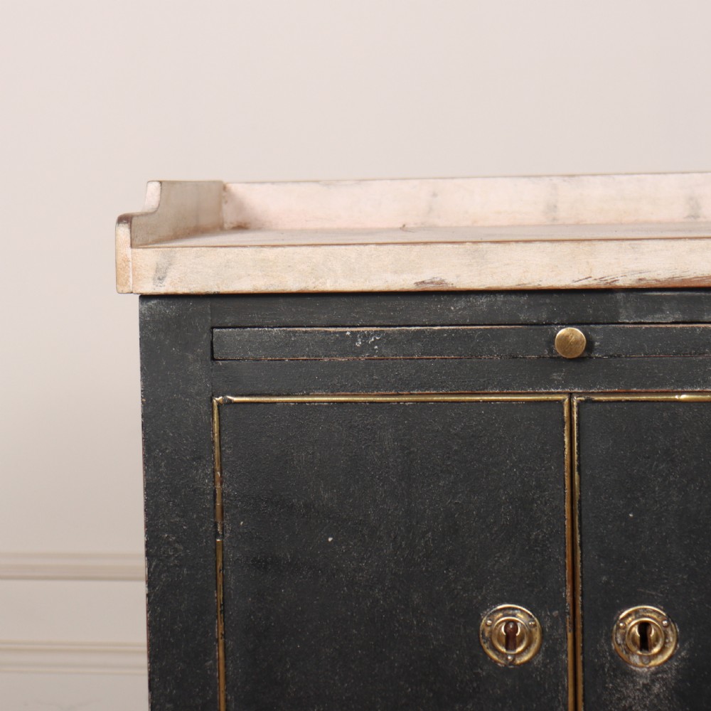Swedish Painted Bedside Cupboard View IV