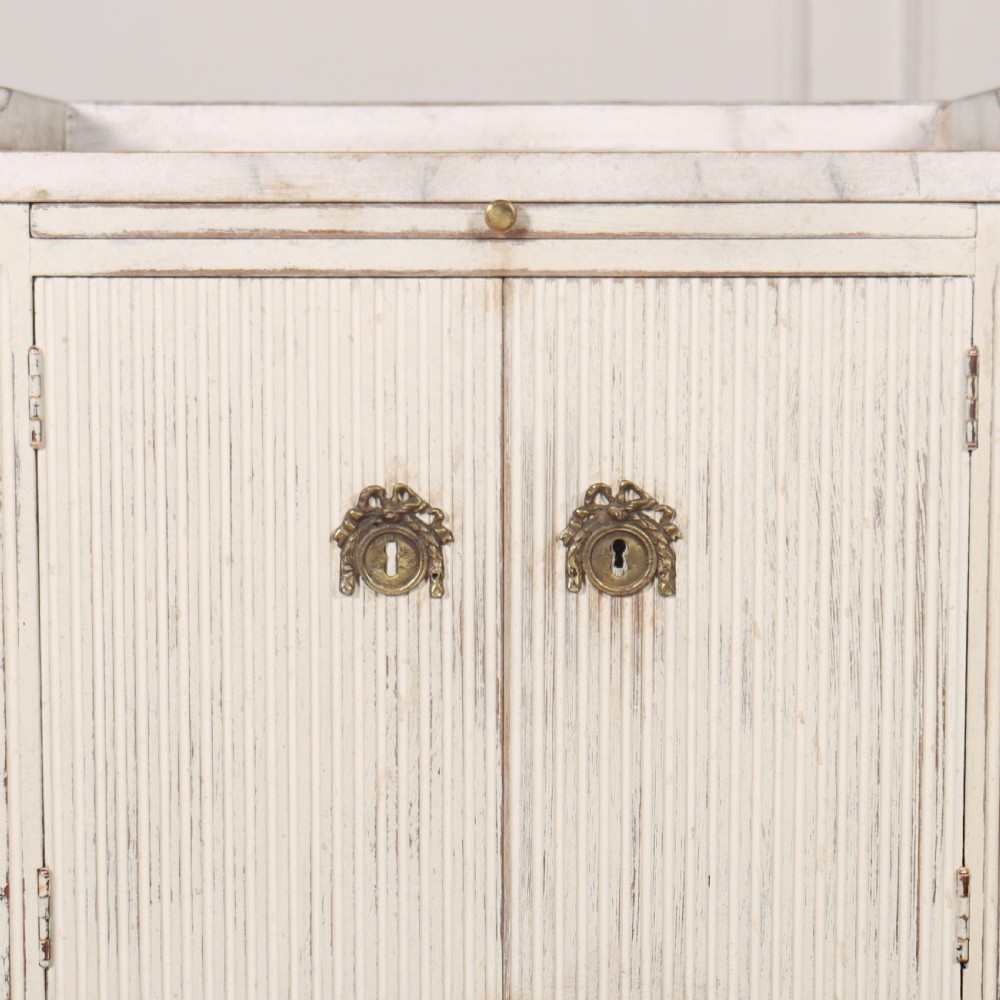 Swedish Painted Bedside Cupboard View II