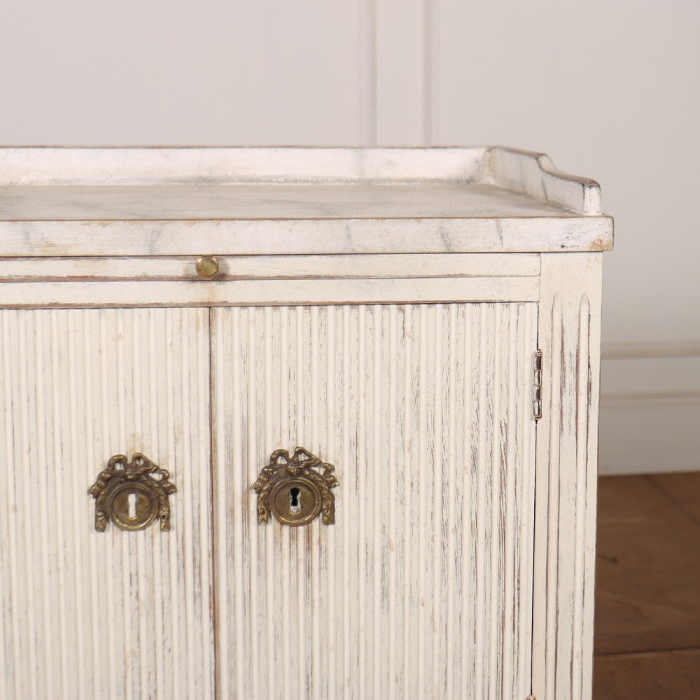 Swedish Painted Bedside Cupboard View IV