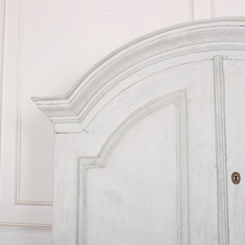 Swedish Painted Bureau Bookcase View II