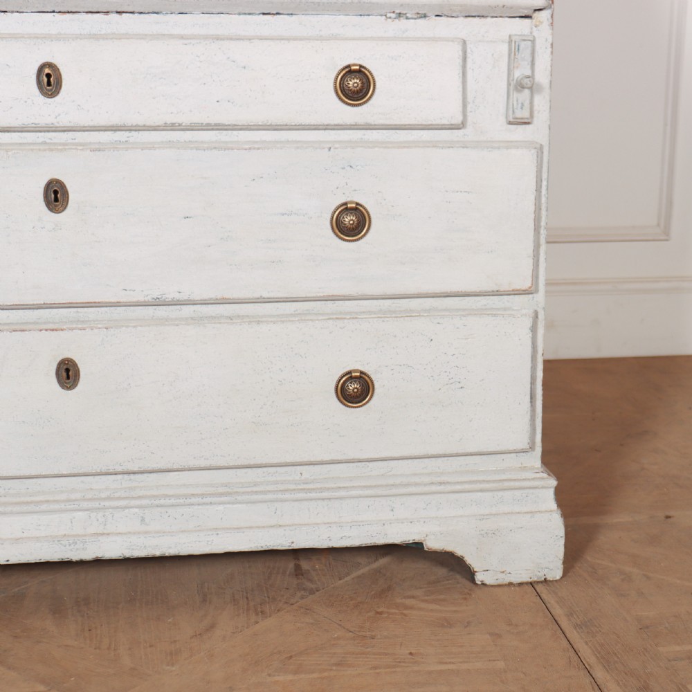 Swedish Painted Bureau Bookcase View VI