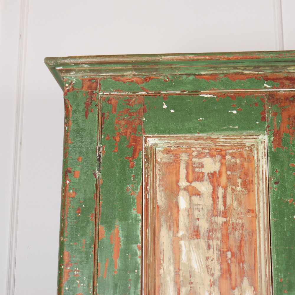 English Original Painted Cupboard View II
