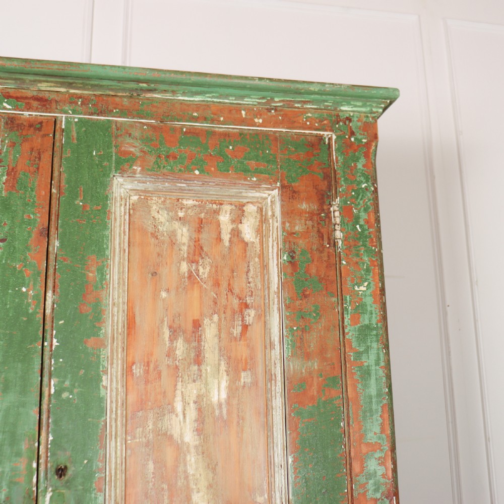 English Original Painted Cupboard View III
