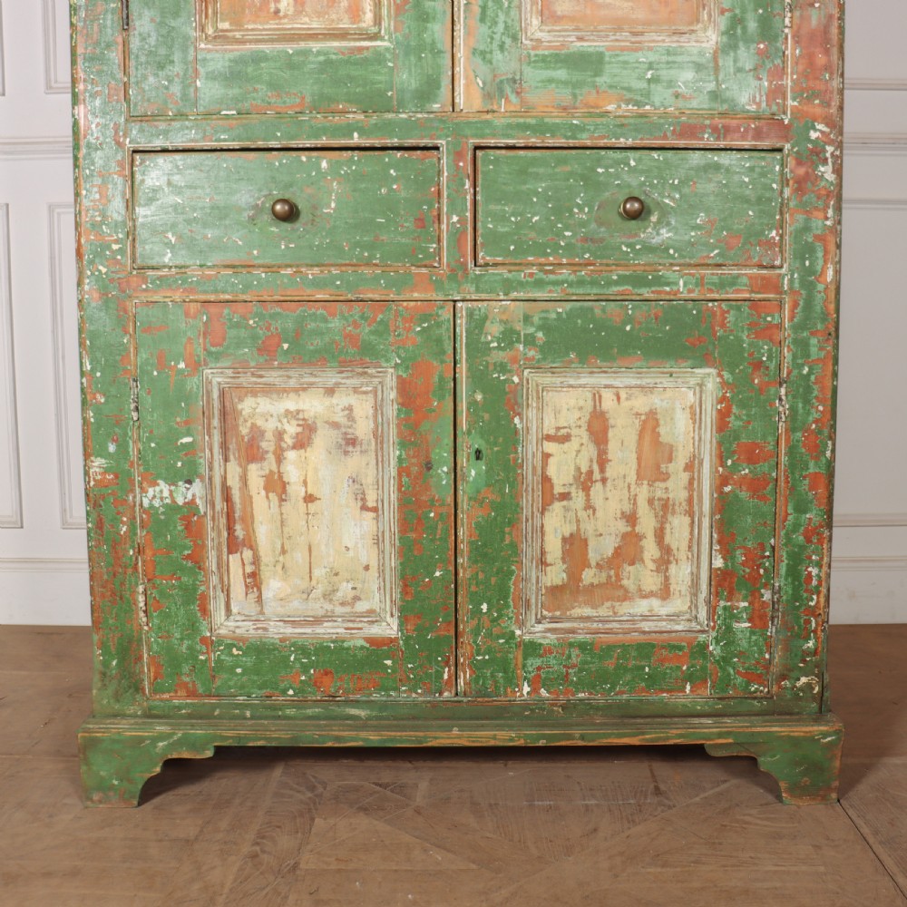 English Original Painted Cupboard View VI