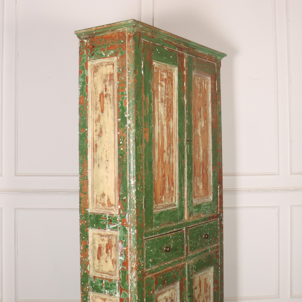 English Original Painted Cupboard View VII