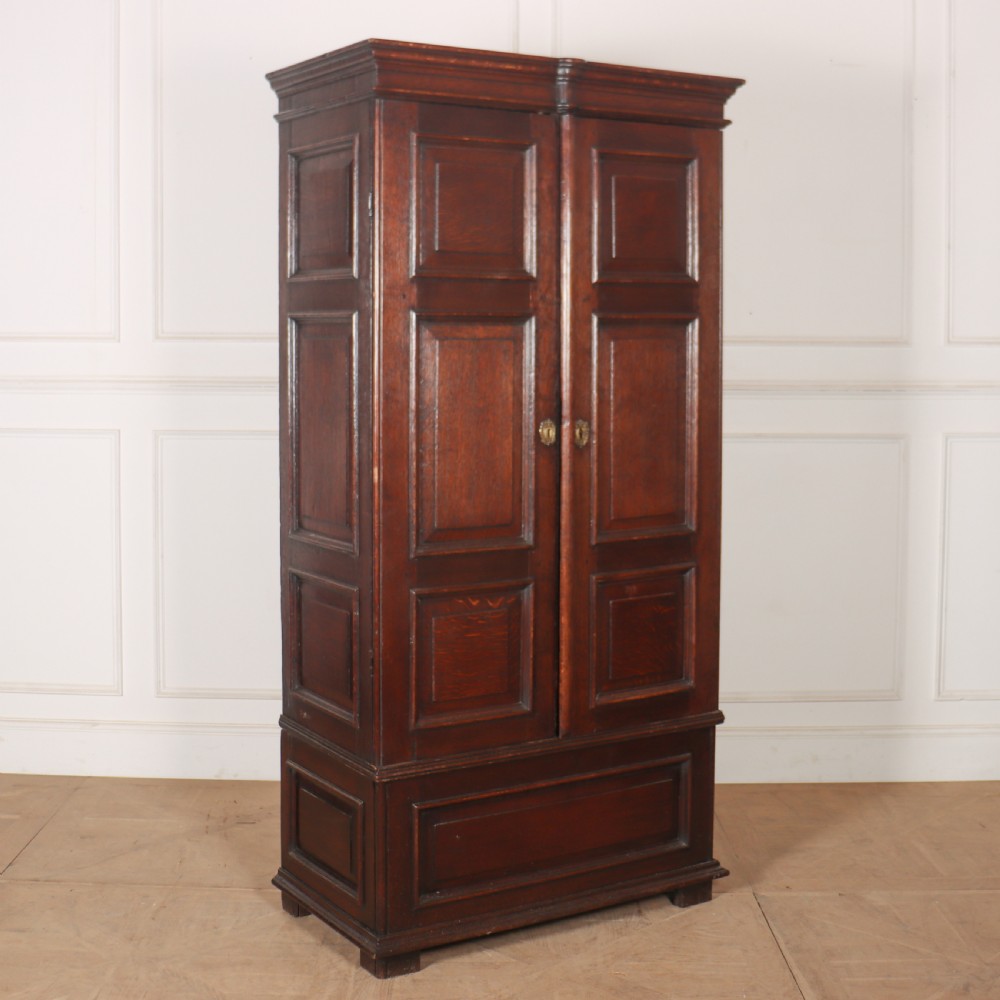 18th Century Oak Hall Cupboard View II